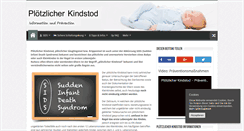 Desktop Screenshot of ploetzlicher-kindstod.com